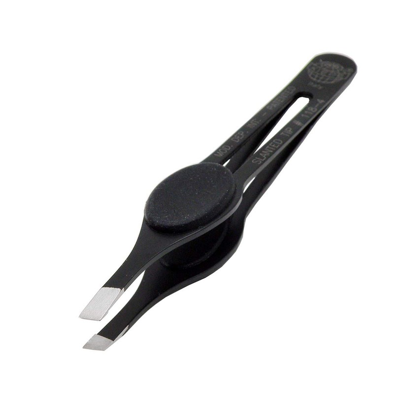 Kiepe Ergo Tech Evolution Slant Tweezer with Rubber Finger Pad,