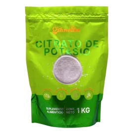Citrato de Potasio Granalia 1kg Polvo Sin Sabor Suplemento Mineral