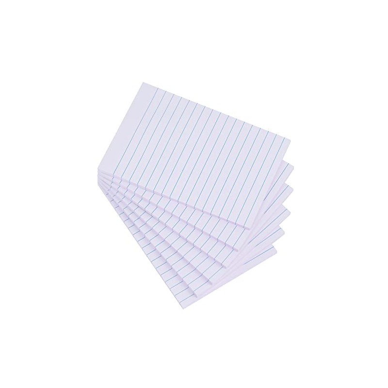Vanpad Lined Sticky Notes 4X6 in Light Purple Pink Ruled