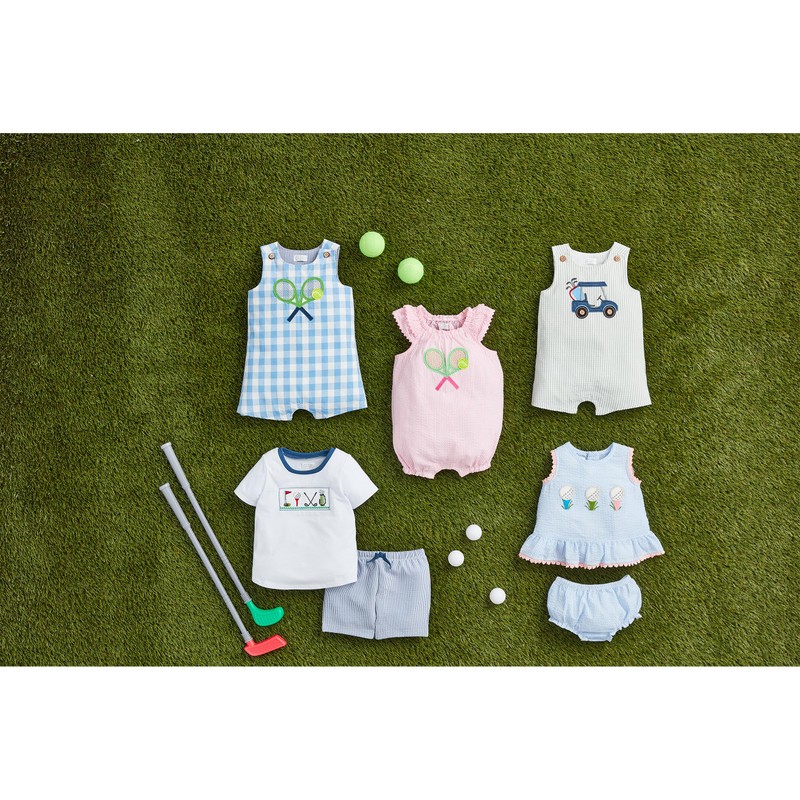 Mud Pie Baby Boy Golf Cart Jon Jon; 9-12 Months