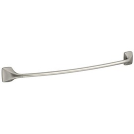 Kohler Maxton 24-in Brush Nickel Wall Mount Single Towel Bar