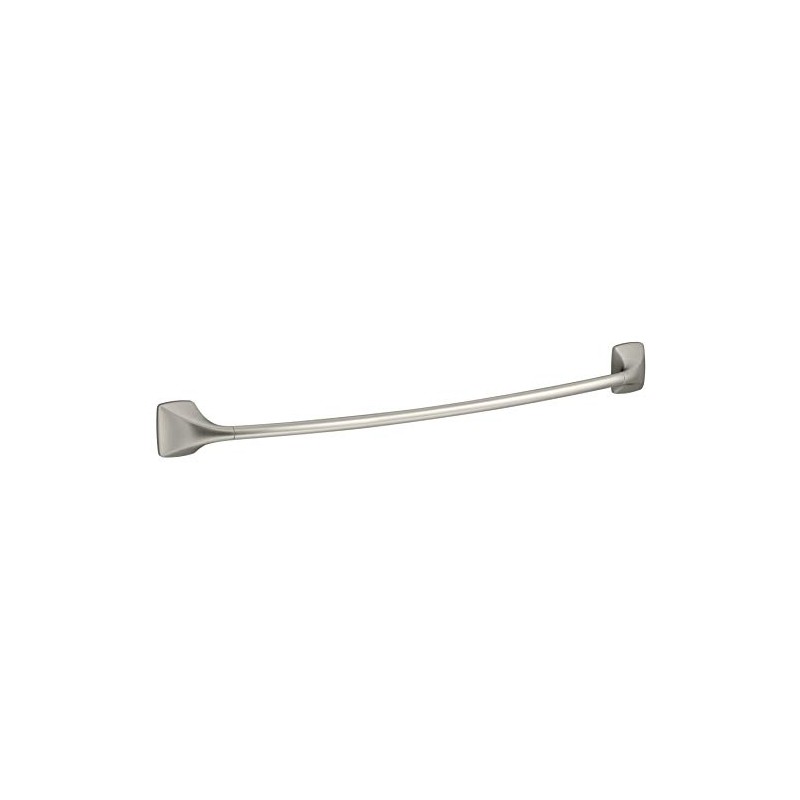 Kohler Maxton 24-in Brush Nickel Wall Mount Single Towel Bar