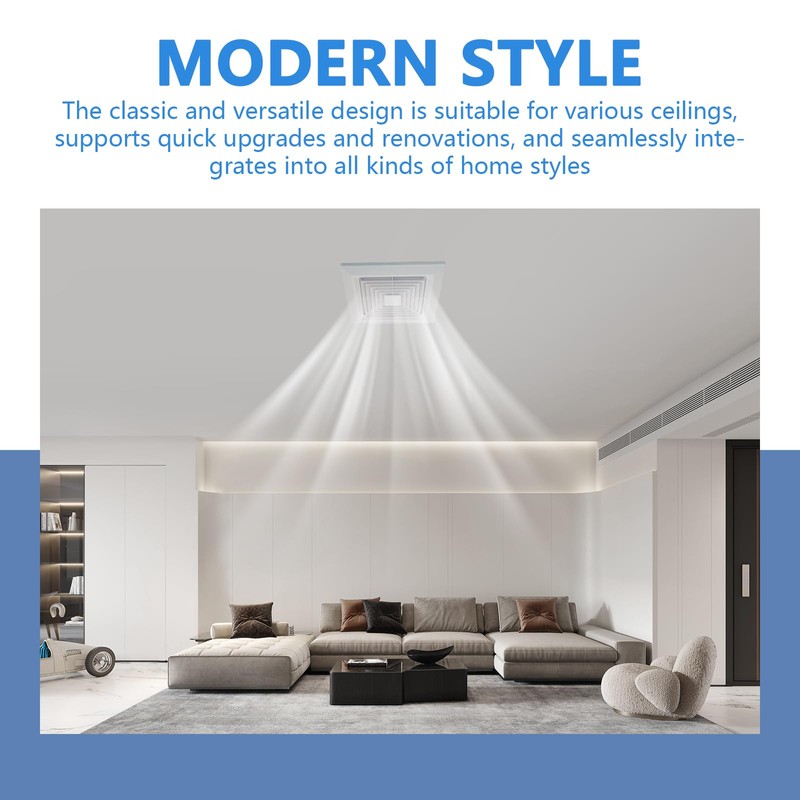Bonsicoky 9x9 Inch Bathroom Exhaust Fan Cover