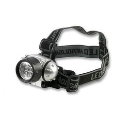 Ex-Pro LED Head Torch Adjustable Head Strap with Padded Front Section for Comfort and Position Head for Work Area Focus. 12x High Intensity LEDs (100,000 Hours Average Life)