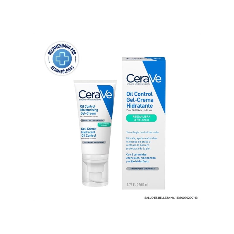 Gel-Crema Hidratante CeraVe para piel Grasa 53 ml