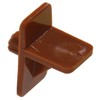 The Hillman Group 52063 1/4-Inch Square Shelf Pin-Brown Plastic ,