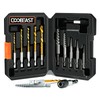 Coobeast 11Pcs Screw Extractor Set, Left Hand Drill Bit and