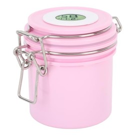 Tanque de Almacenamiento de Pegamento para Pestañas, 250ml Termómetro Higrómetro Contenedor de Pegamento para Pestañas, Suministros para Pestañas de Injerto (PINK)