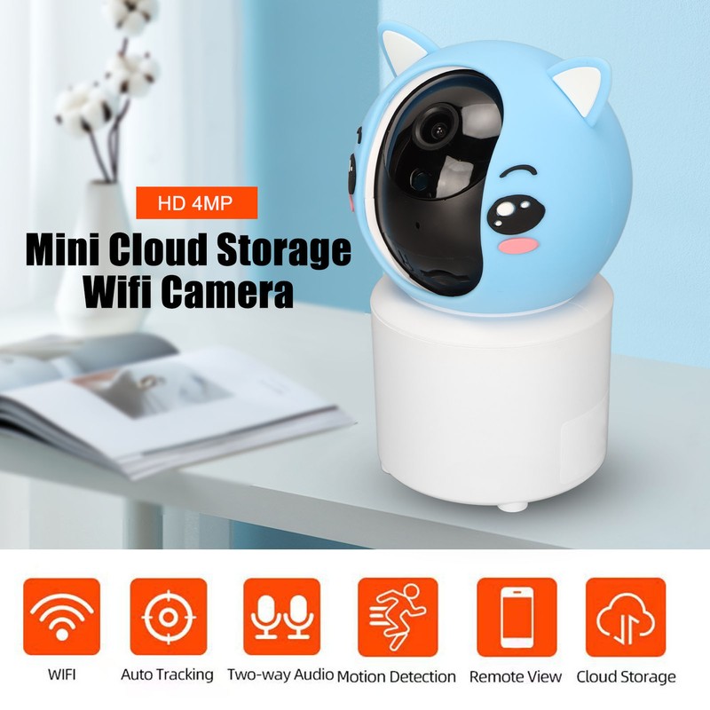 Pet Camera Intelligent 360 Degree Rotation Two Way Talk Night