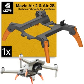 Drone Landing Gear, 1 Set, Compatible with DJI Air 2, DJI Air 2S, Landing Legs Protect Gimbal and Underbody, Base for Soft Landing, Drone Legs Landing, Drone Landing Gear, Landing Feet Attachable