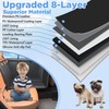MYJAQI Back Seat Extender for Dogs, Hard Bottom Dog Car