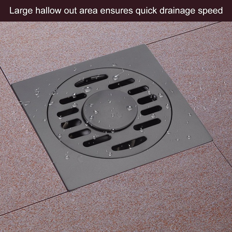 GLOGLOW Floor Drain Thickened Stainless Steel Heavy Duty Home Bathroom