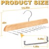 Tank Top Hanger with Premium Wood, 20 Large Capacity, Space