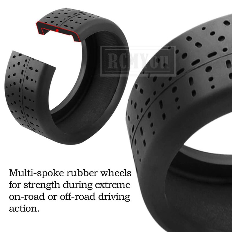 RCMYou Upgrades Part Dboots Hoons 42/100 2.9 Belted Rc Tires