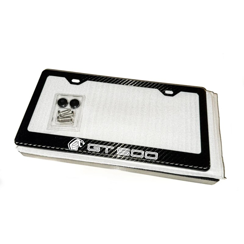 Unbranded Shelby GT500 License Plate Frame 100% Real Carbon Fiber