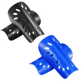 COHEALI Soccer Shin Guards for Kids, 2 Pairs Football Shin Pads Protector Calf Protective Gear for Kids, Teenagers, Boys, Girls