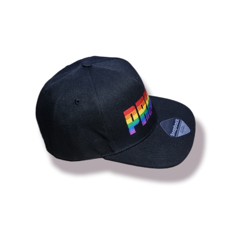 Mützenfritze High Quality Embroidered 5 Panel Snapback Cap Pride in