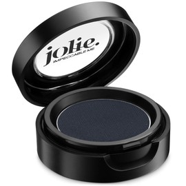 Jolie Cosmetics Powder Pressed Matte Eyeshadows - Cruelty Free, Vegan, Single Pan Eyeshadow 1.48g Smokey Eyes (Black & Blue)