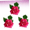 FUNOMOCYA 3pcs cloth flower brooch hair brooch for wedding hair
