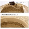 Comhats Summer Panama Trilby Fedora Straw Sun Hats for Men