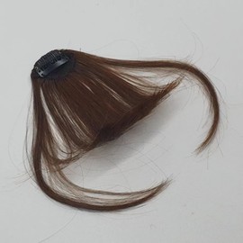 Bangs see-through bangs partial wig light brown bangs wig (WFIYLWO) / 앞머리 시스루뱅 부분가발 밝은갈색 앞머리가발 (WFIYLWO)