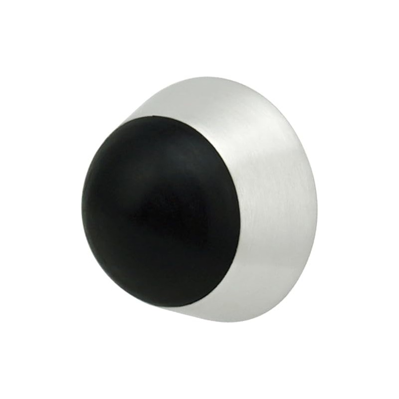INOX DSIX07-32D Wall Mount Door Stop, Satin Stainless Steel