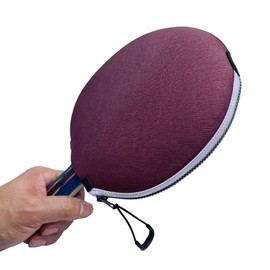 OneJoy Table Tennis Paddle Cover, Ping Pong Paddle Case, Table Tennis Storage Bag, Single Racket Bag with Zipper, AJ630-3993, 18.5cm x 16cm