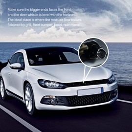 CITKOU 4Pcs Deer Whistles Wind Activated Deer Whistle for Car