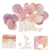 Baluue Bride Wedding Hair Comb Floral Side Comb Headpiece for