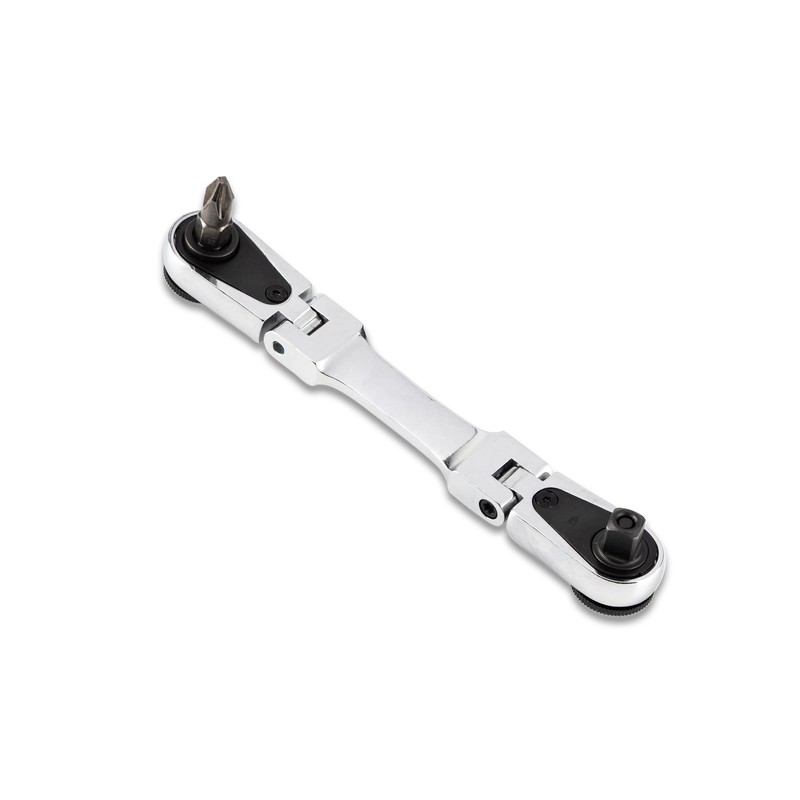 LABEAR - Flexible Dual Ratchet with 1/4" Square Drive &