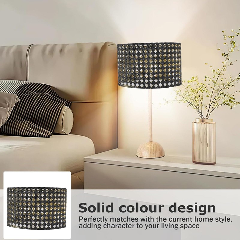 Hollow Out Lampshade, E27 E14 Decorative Table Lamp Shade Oval