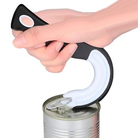 J Shape Can Opener, Ring Pull Can Opener Aid, Jar Openers Kitchen Gadgets, Ergonomic J Shape Tin Openers, Can Openers Kitchen Gadgets for Home Restaurant
