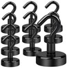 Aenienoe Magnetic Hooks Extra Strong 25 mm Strong Magnets Hooks
