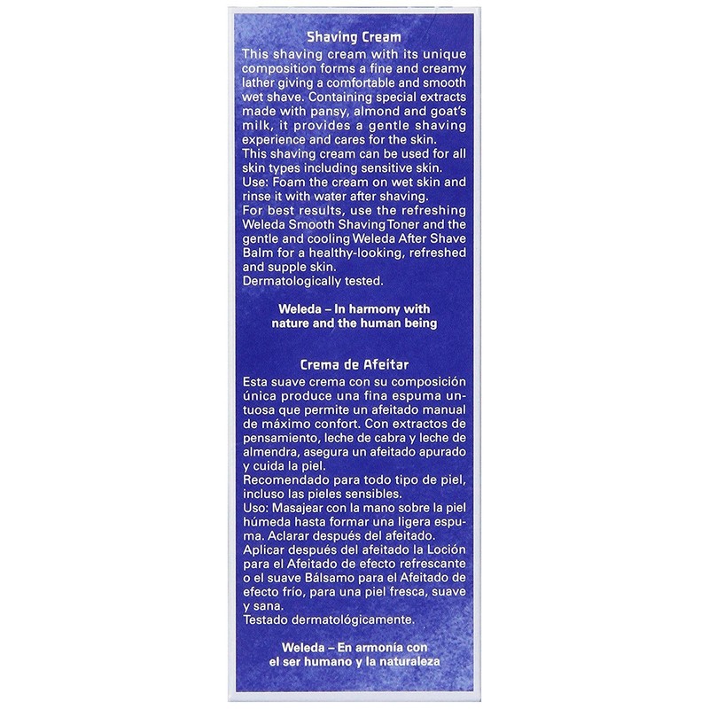 Weleda Organic shaving cream (2 x 75 ml)