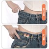 TECHPLUS Instant Pant Waist Tightener - Squirrel Mushroom Button Pins,Tool-free