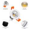 2Inch LED Recessed Ceiling Light, 3W Dimmable LED Downlight, 60