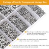 Sutemribor 1000 Pieces 9 Sizes 304 Stainless Steel Lock Washers,