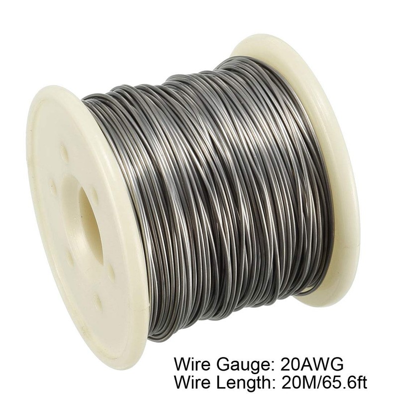 sourcing map 0.8mm 20AWG Heating Resistor Wire Wrapping Nichrome Resistance