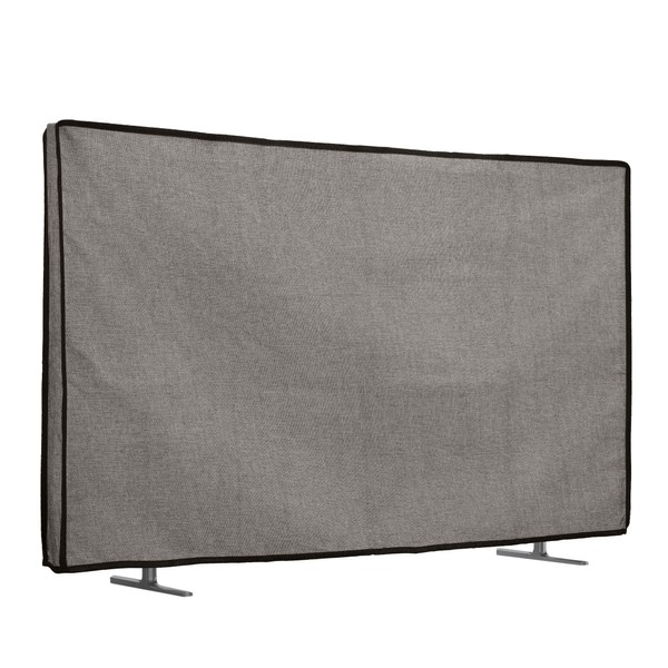kwmobile Linen Case Compatible with 43 Inch TV - Dust