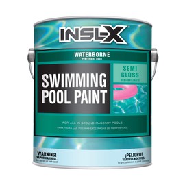 INSL-X Waterborne, Semi-Gloss Acrylic Pool Paint, Royal Blue, 1 Gallon