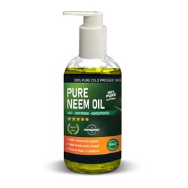 Yield Titan's 100% Pure Cold Pressed Concentrated Neem Oil for Indoor and Outdoor Plants and Vegetable (32 Oz)