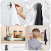 Prasacco 6 Pcs Self Adhesive Dish Towel Holder - Round