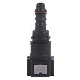 Qiilu Car Gas Fuel Inline Line Hose Pipe Quick Release Coupling Plug Kit