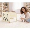 Qozary Cat Litter Box Enclosure, Waterproof Litter Box Shield for