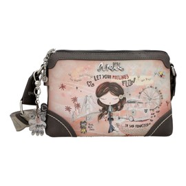 Anekke Peace & Love Crossbody Bag Pink
