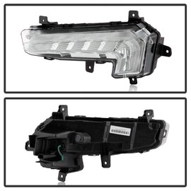 ACANII - For 2016-2018 Chevy Malibu Front Bumper LED DRL Daytime Running Light Driving Lamp Replacement Left Driver Side
