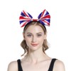 3 Pcs Union Jack Headband British Flag Bow Hairband Hair
