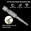 Utoolmart 1/4 Inch Hex Nut Socket Driver Bits, Star 5