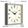 JONES CLOCKS® Box Wall Clock | Retro Square | 10