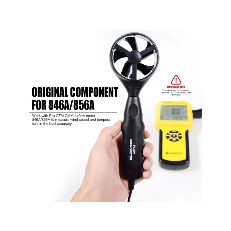 BTMETER BT-856A 프로 HVAC 풍속계용 풍력 센서 완 교체 -